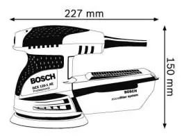 Ekscentar brusilica GEX 125-1 AE BOSCH