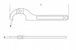 Ključ za holendere 35-50 Beta