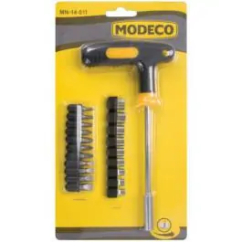 Set bitzeva sa ručkom 1/4" 22 kom Modeco