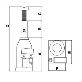 Hidraulična dizalica 5T CP81050 Chicago Pneumatic